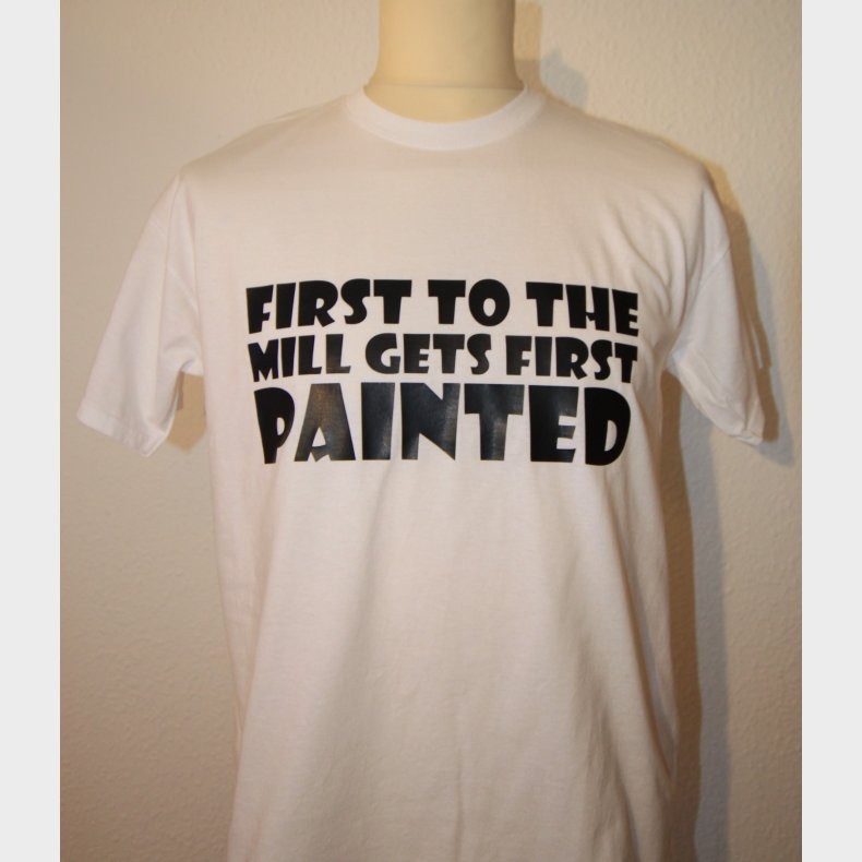 First to the mill gets first painted
