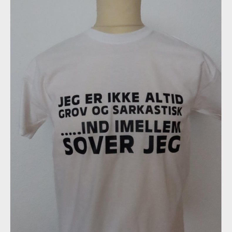 Jeg er ikke altid grov og sarkastisk - ind imellem sover jeg