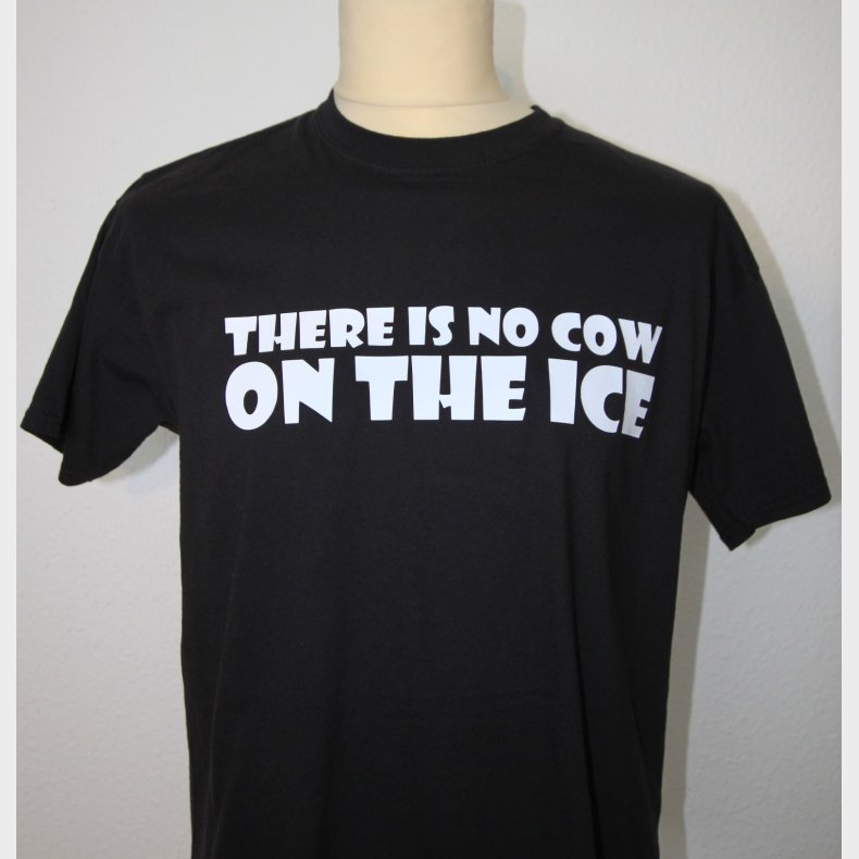 There is no cow on the ice